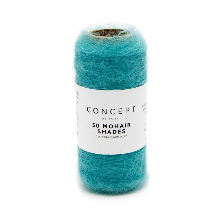 50 Mohair Shades bleu d'eau