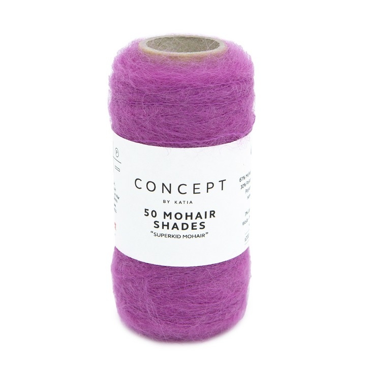 50 Mohair Shades violet bruyère