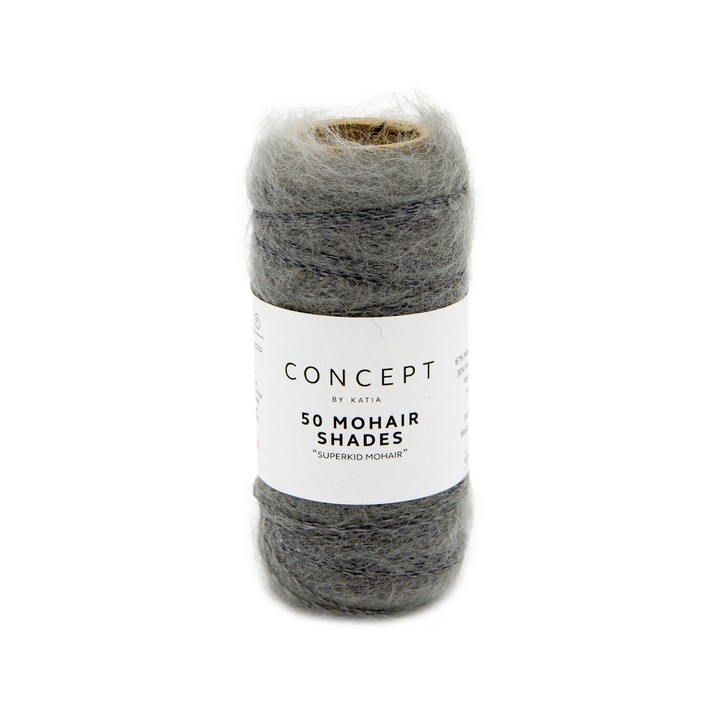 50 Mohair Shades gris moyen