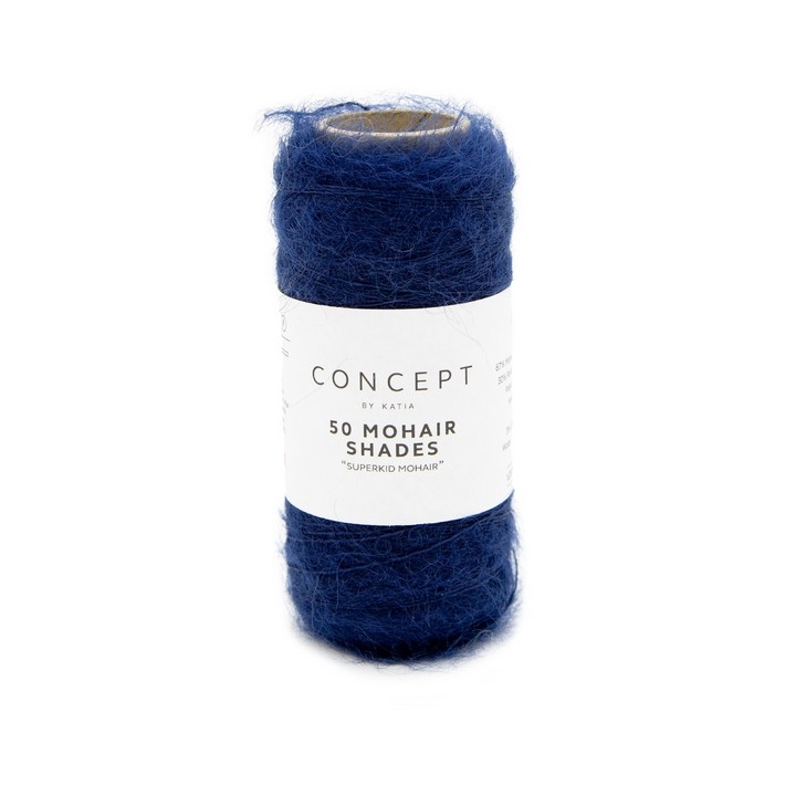 50 Mohair Shades bleu très foncé