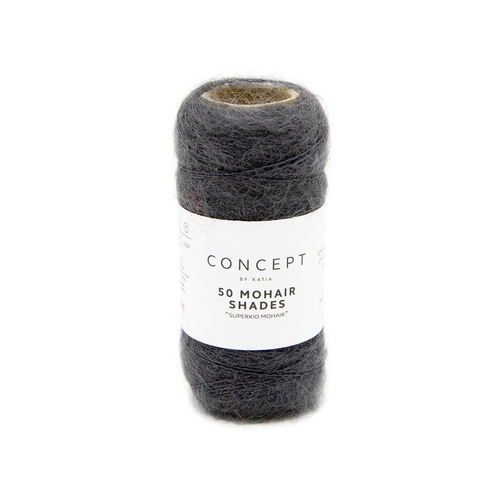 50 Mohair Shades gris anthracite