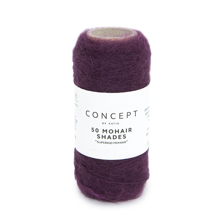 50 Mohair Shades violet pourpre