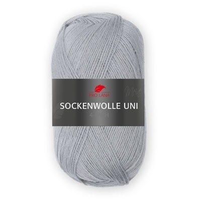 Sockenwolle uni gris