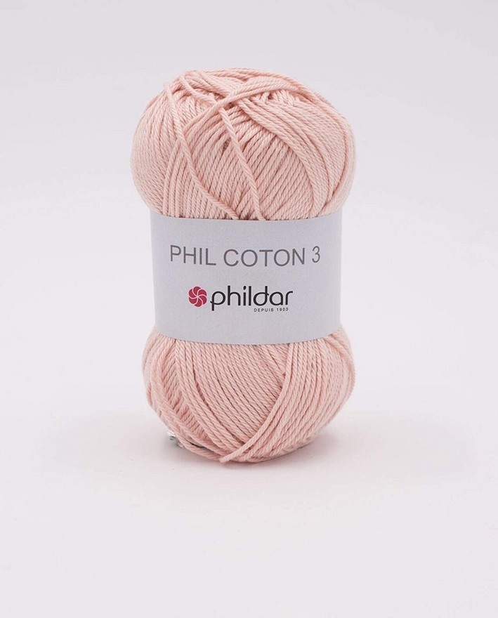 Phil coton 3 lait de rose