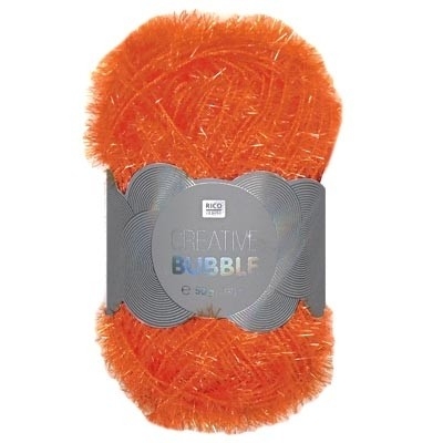 Creative bubble orange neon