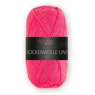 Sockenwolle uni rose