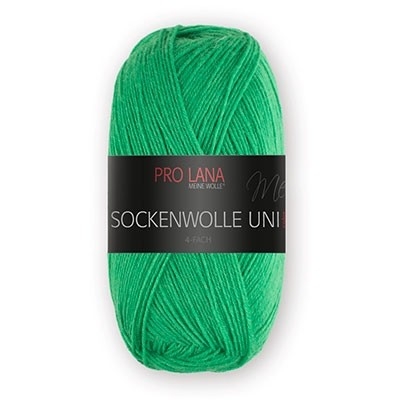 Sockenwolle uni émeraude