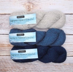 Highland Alpaca worsted black